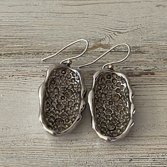 Gorgeous Alexis Bittar Encrusted Crystal Earrings. - Picture 3 of 5